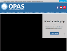 Tablet Screenshot of opas.org